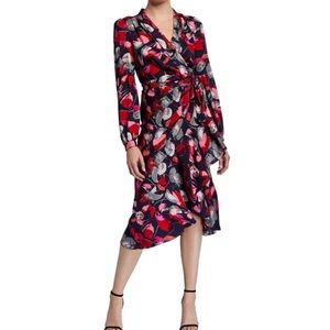Diane Von Furstenberg Carla wrap silk dress sz 6